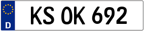 Truck License Plate